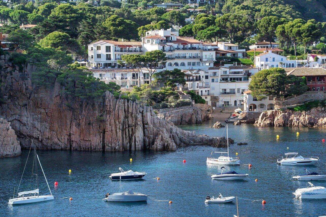 Costa Brava harbor as an onward transfer destination